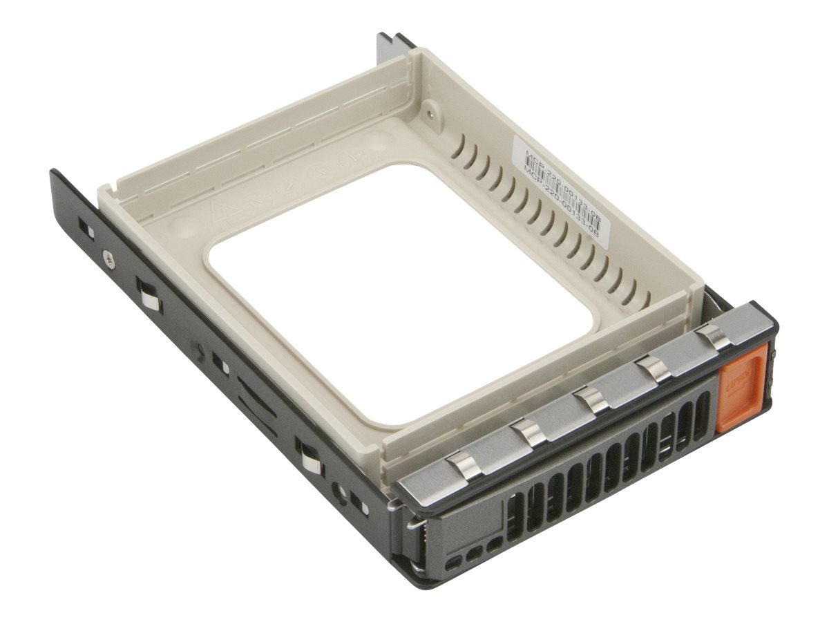 Supermicro hard drive hot-plug tray
