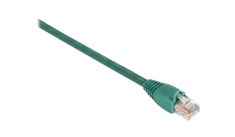 Black Box 1ft Cat5 CAT5e 350mhz Green UTP PVC Snagless Patch Cable 1'