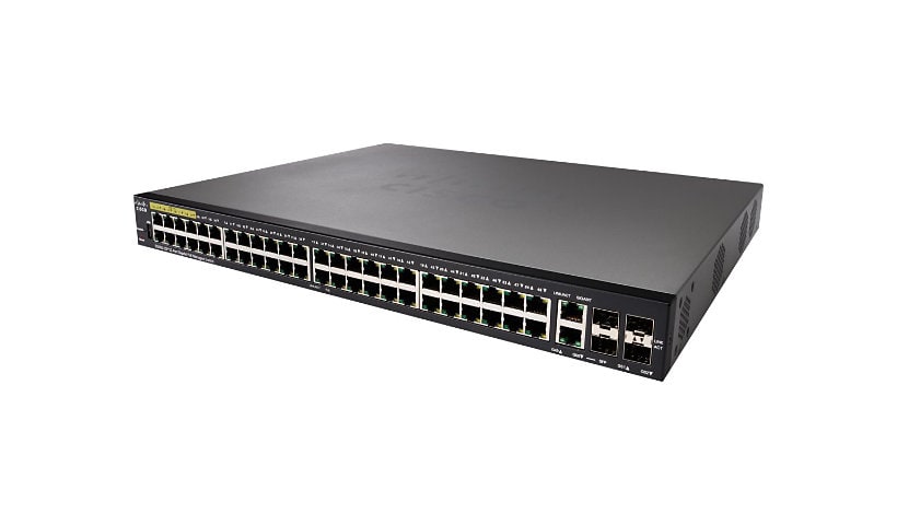 Cisco SG350-52P 52-port Gigabit PoE Managed Switch