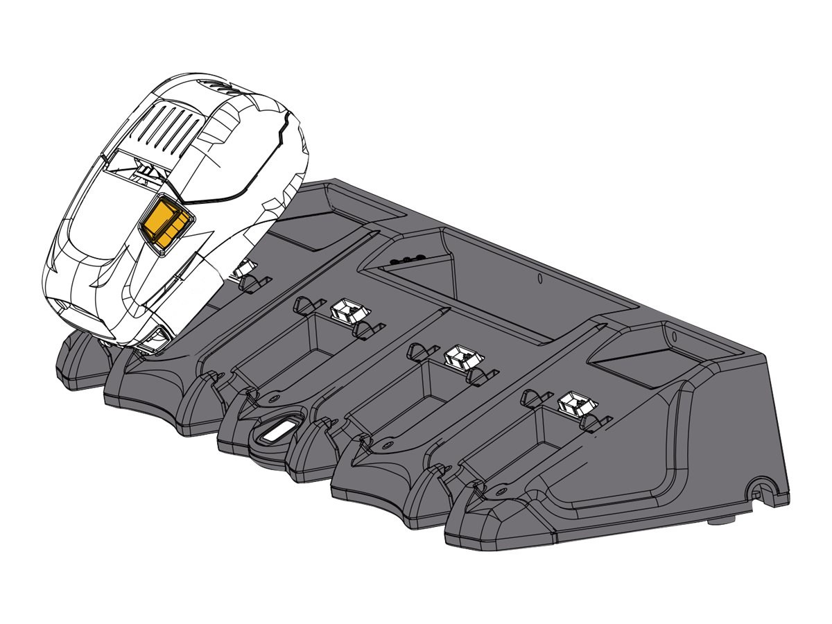 Zebra 4-Bay Power Station - printer charging stand