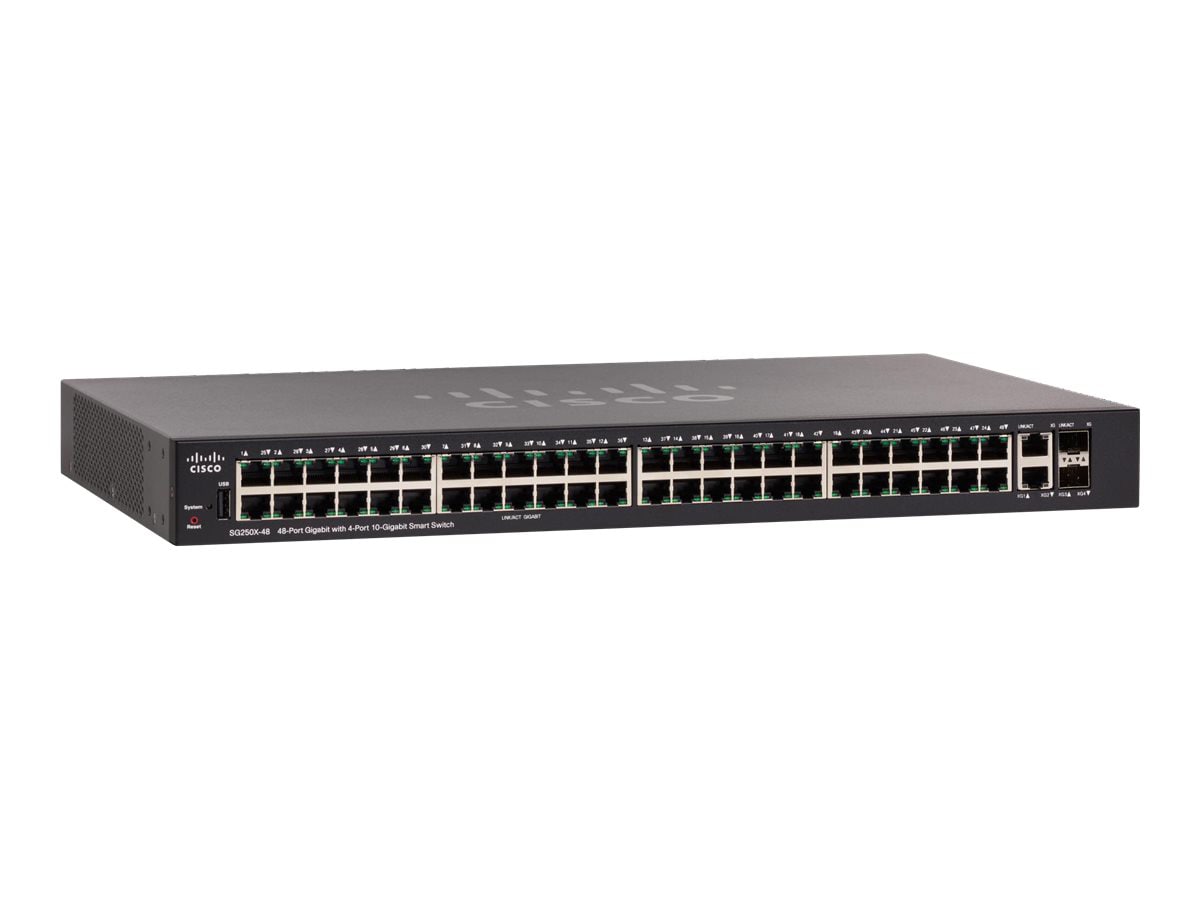 Cisco 250 Series SG250X-48 - switch - 48 ports - smart - rack-mountable
