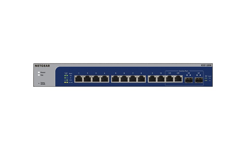 Netgear 12-Port 10-Gigabit/Multi-Gigabit Ethernet Smart Managed