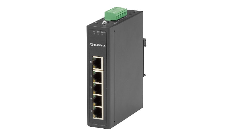 Black Box - Industrial Series - switch - 5 ports - unmanaged