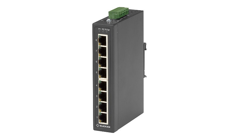 Black Box - Industrial Series - switch - 8 ports - unmanaged
