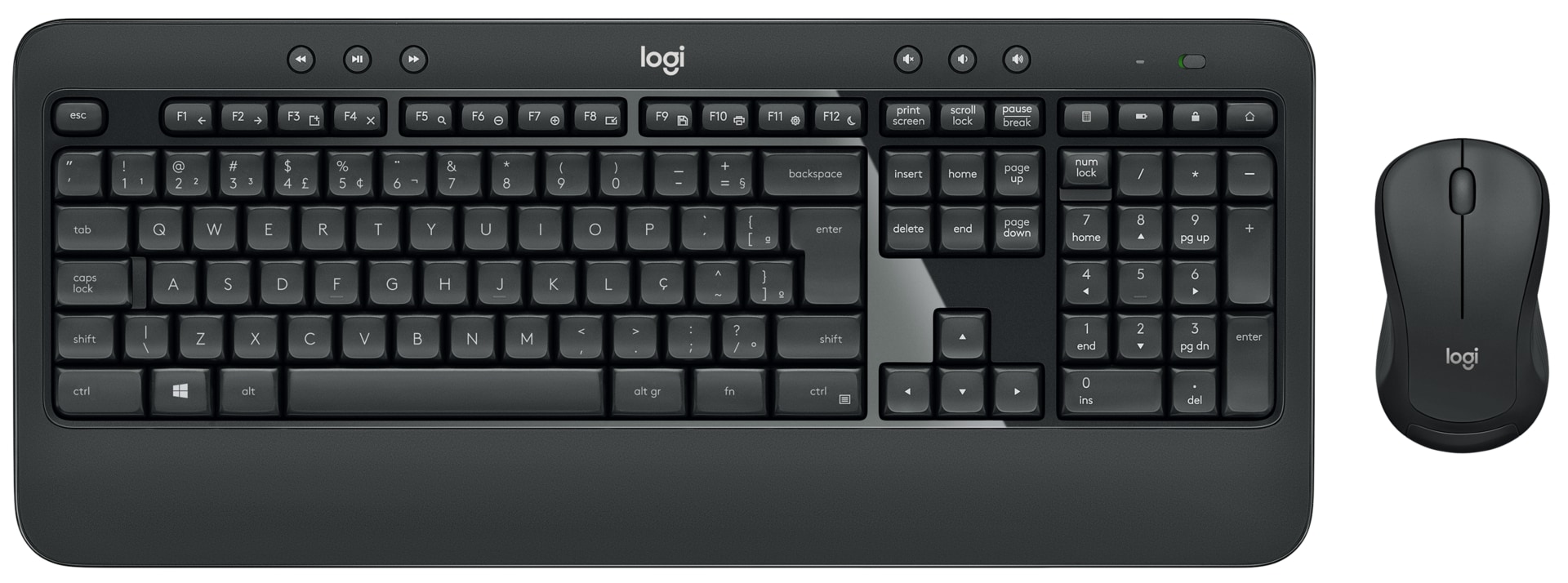 Logitech Comfort Wireless Keyboard and Mouse Combo, Full-Size