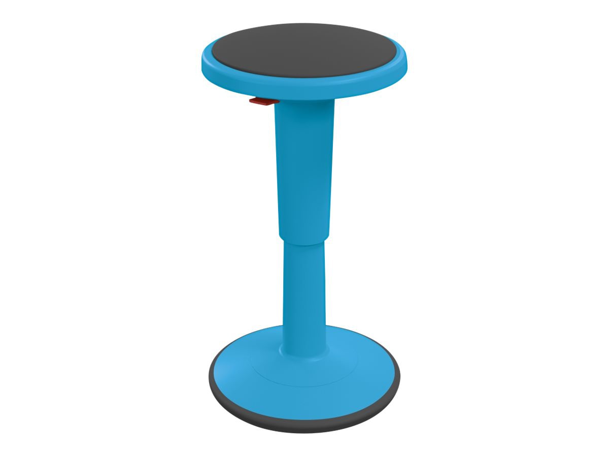 MooreCo Hierarchy Grow Tall - stool - round - plastic - blue