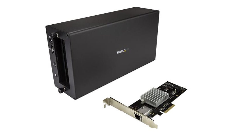 StarTech.com Thunderbolt 3 to 10GbE NIC Chassis + Card - 1 Port