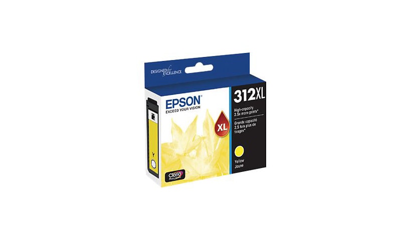 Epson 312XL with Sensor - High Capacity - yellow - original - ink cartridge