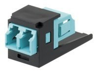 Panduit MINI-COM LC Sr./Sr. Fiber Optic Adapter Module - modular insert
