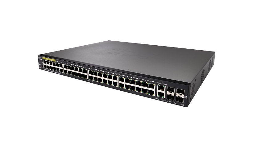 Cisco Small Business SG350-52P - commutateur - 52 ports - Géré - Montable sur rack