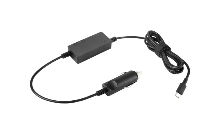 Lenovo 65W USB-C DC Travel Adapter - car power adapter - 65 watt
