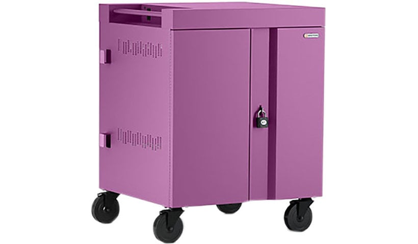 Bretford Cube TVC32PAC-ORC cart - for 32 tablets / notebooks - orchid