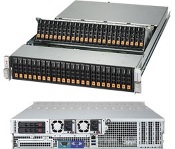 Supermicro SuperStorage Server 2028R-NR48N - rack-mountable - no CPU - 0 MB