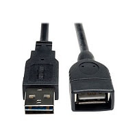Eaton Tripp Lite Series Universal Reversible USB 2.0 Extension Cable (Reversible A to A M/F), 6 ft. (1,83 m) - USB