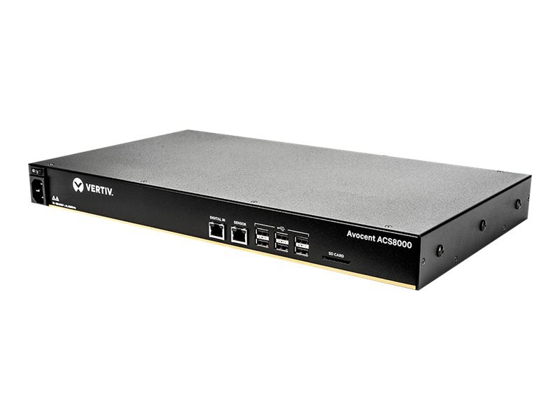 Vertiv Avocent ACS 8000 32-Port Serial Console Server, Single Internal AC P