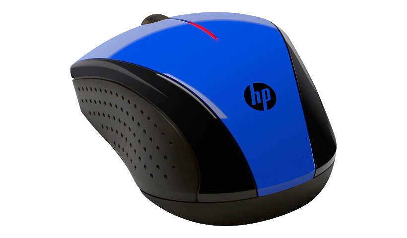 HP X3000 - mouse - 2.4 GHz - cobalt blue