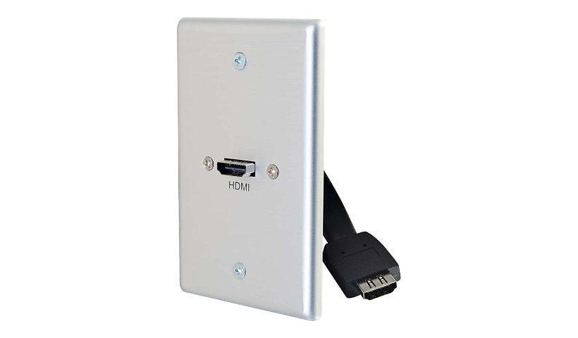 C2G HDMI Wall Plate - Single Gang - support de fixation