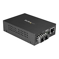 StarTech.com Multimode SC Fiber Ethernet Media Converter Bridge 10/100/1000