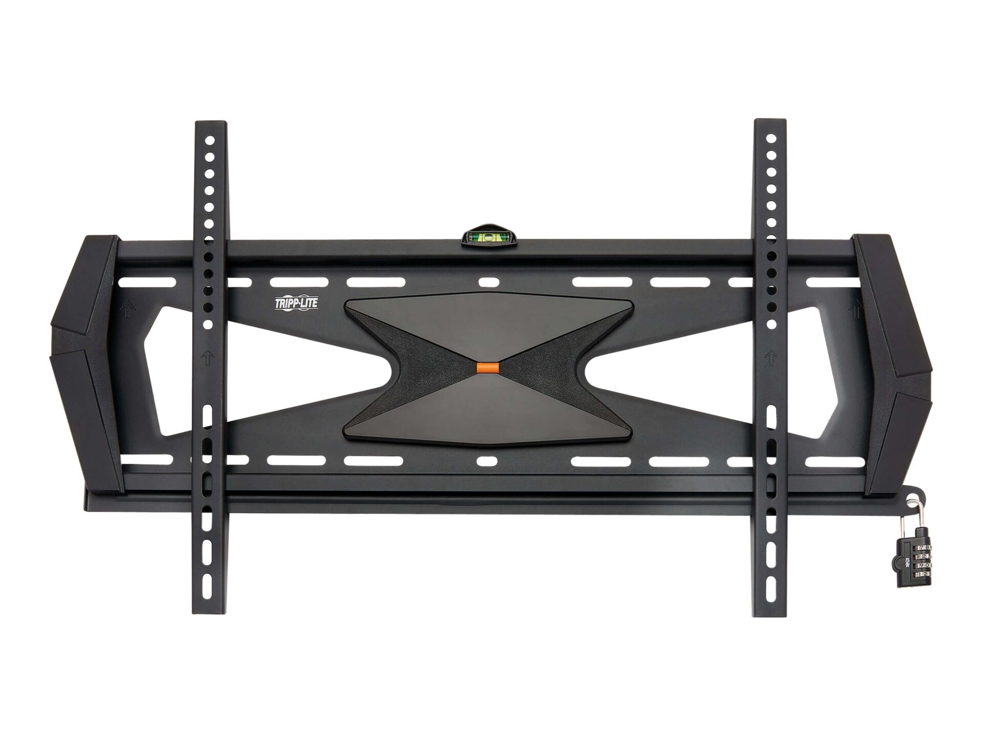Tripp Lite Heavy-Duty Fixed Security Display TV Wall Mount for 37" to 80" TVs and Monitors, Flat or Curved Screens