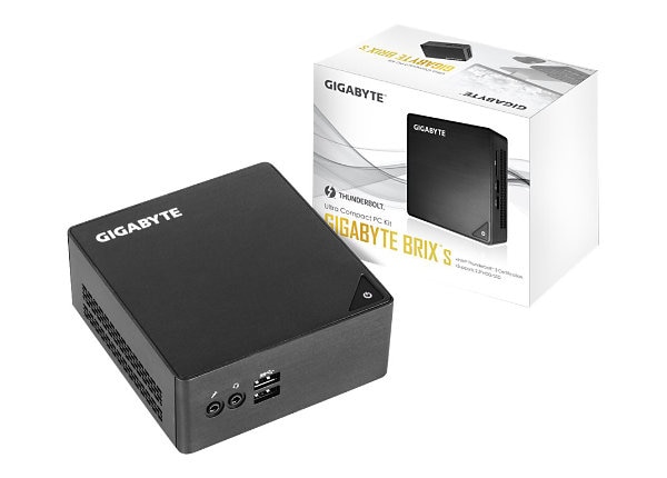 Gigabyte BRIX s GB-BKi7HT-7500 (rev. 1.0) - Ultra Compact PC Kit - Core i7 7500U 2.7 GHz - 0 GB - 0 GB