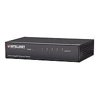 Intellinet 5-Port Gigabit Ethernet Switch, Metal, Box - switch - 5 ports
