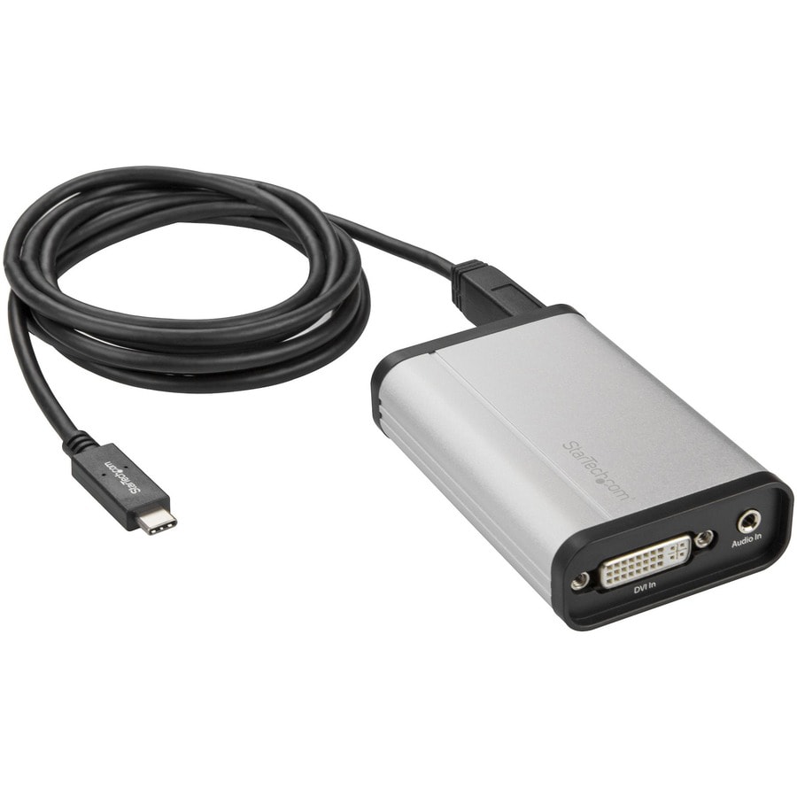 StarTech.com DVI to USB C Video Capture Device - USB Capture Card - 1080p