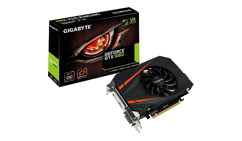 Gigabyte GeForce GTX 1060 Mini ITX OC 6G - OC Edition - graphics card - GF