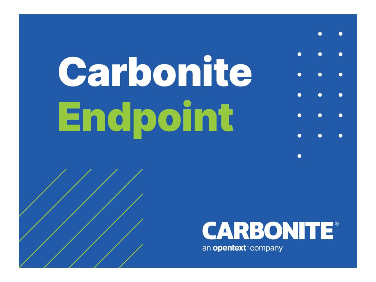 Carbonite Endpoint Advanced Edition - subscription license (1 year) - 1 seat
