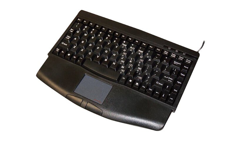 Zebra iKey - keyboard - with touchpad - US - black charcoal gray