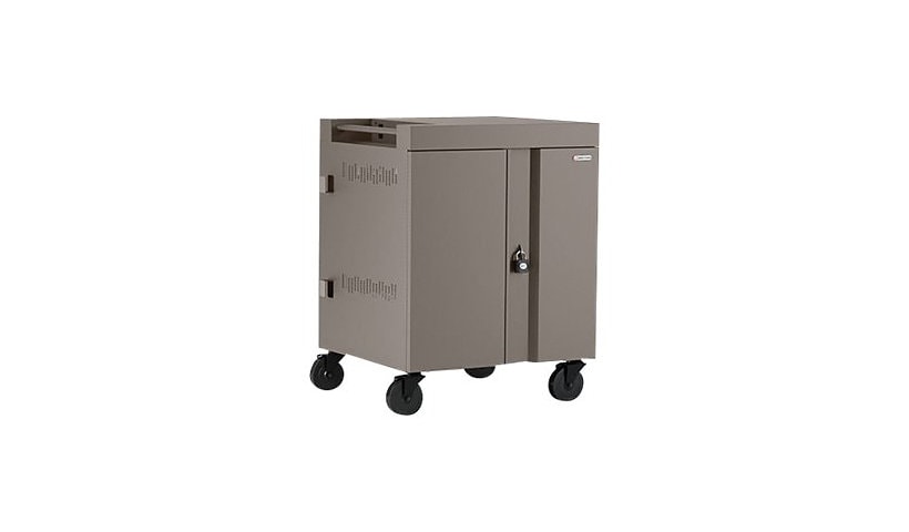Bretford Cube TVC32PAC-CH - cart - for 32 tablets / notebooks - metallic champagne