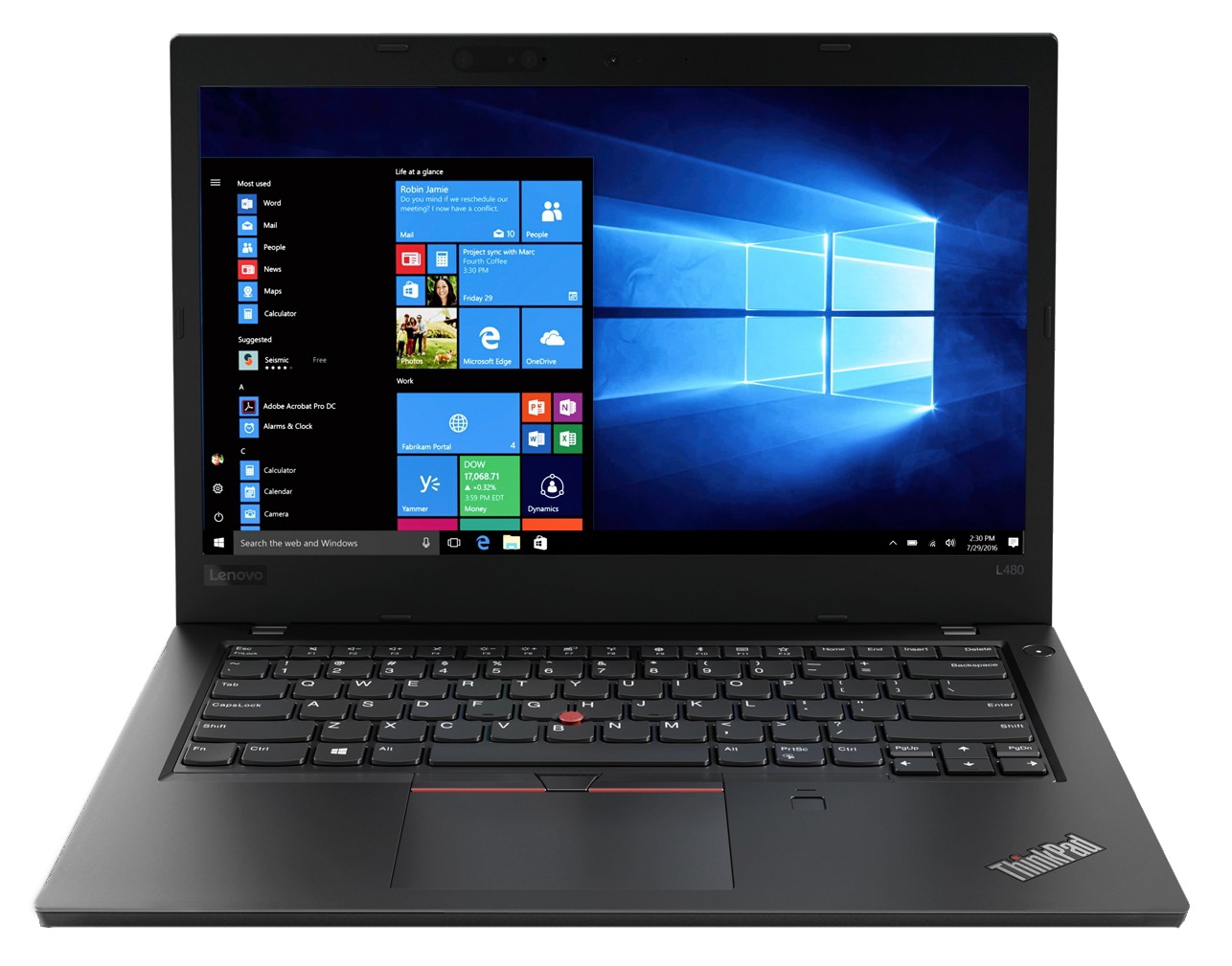 Lenovo ThinkPad L480 - 14" - Core i5 8250U - 8 GB RAM - 128 GB SSD - US