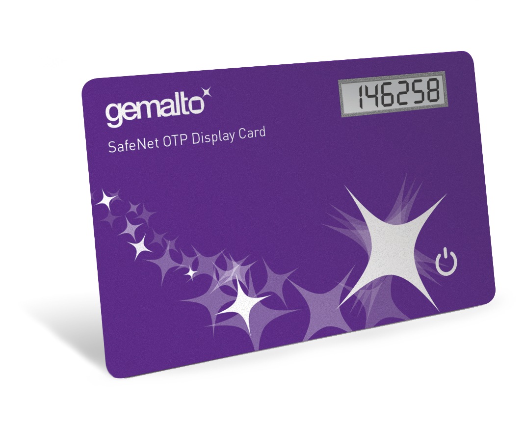 SafeNet OTP Display Card Time 6-Digit