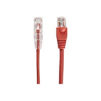 Black Box 2ft Slim-Net CAT6 Red 28AWG 250Mhz UTP Snagless Patch Cable 2'