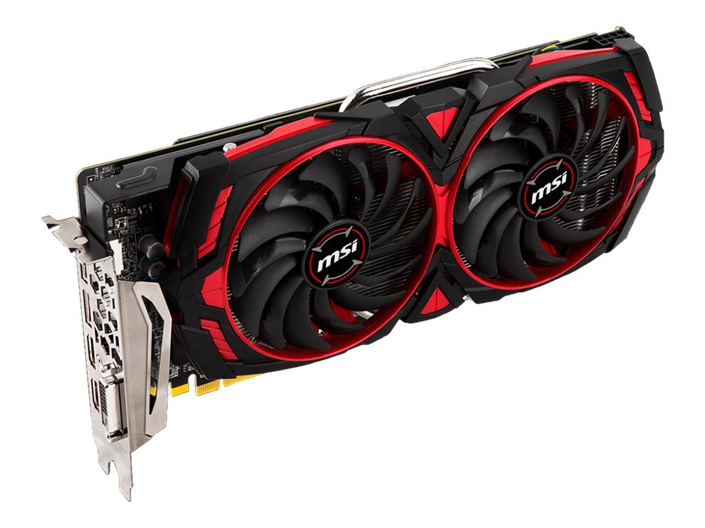 MSI RX 580 ARMOR MK2 8G OC - graphics card - Radeon RX 580 - 8 GB - black,