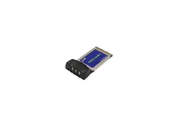 CMS USB 2.0 CardBus Card USB adapter - 3 ports