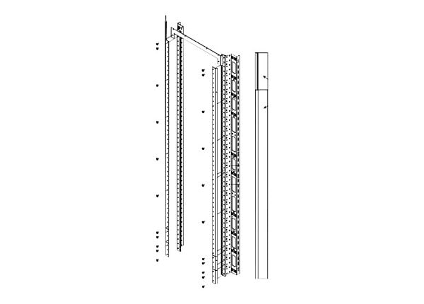 Liebert rack vertical airflow baffle - 42U
