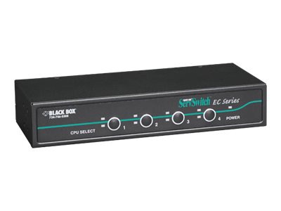 Black Box ServSwitch EC for PS/2 and USB Servers and PS/2 or USB Consoles - KVM switch - 4 ports