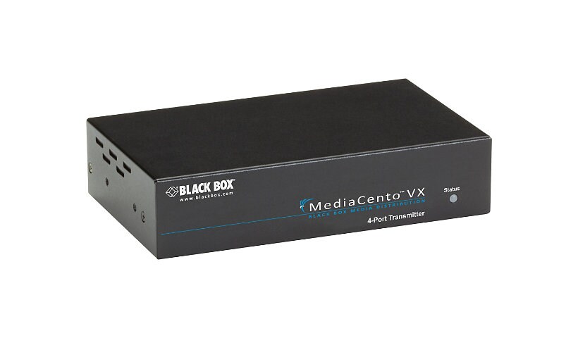Black Box MediaCento VX 4-Port Transmitter - Video/Audio/Serial Extender