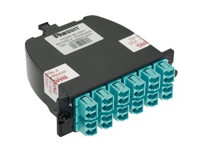 Panduit QuickNet pre-terminated fiber optic cassette - 1U