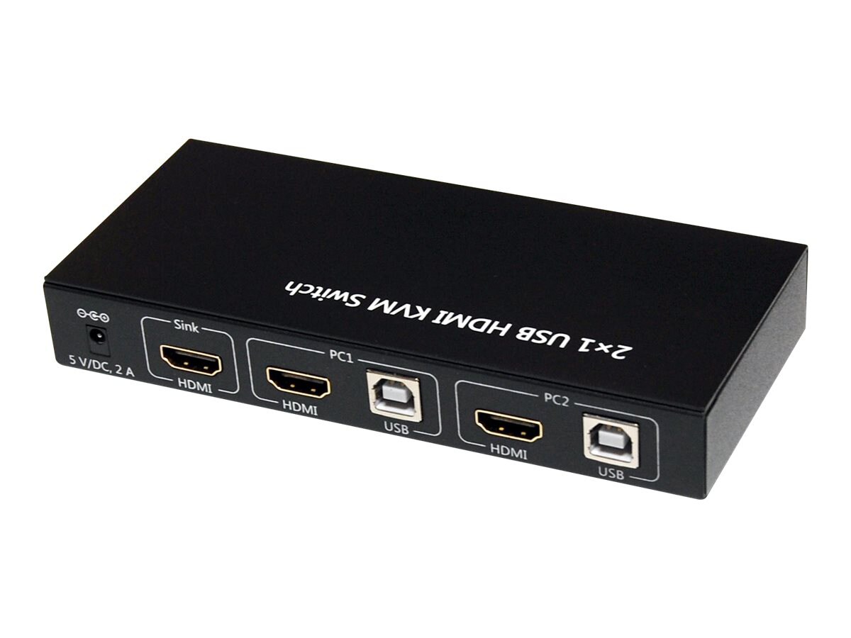 Bytecc KVM-2UHM - KVM / audio / USB switch - 2 ports