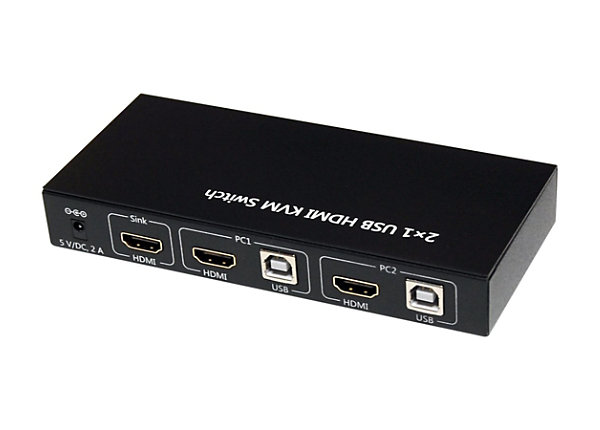 Bytecc KVM-2UHM - KVM / audio / USB switch - 2 ports