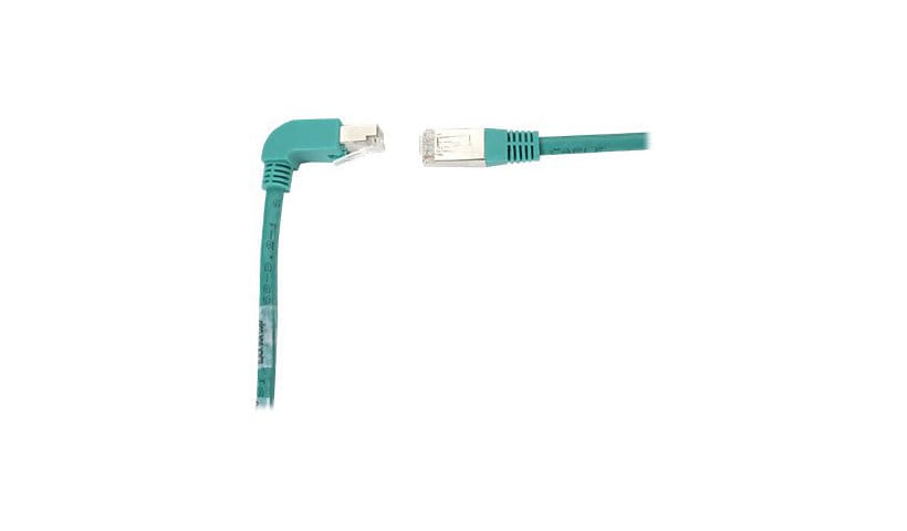 Black Box SpaceGAIN Down to Straight - patch cable - 3 ft - green