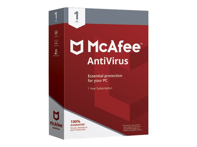 Download Mcafee Antivirus Box Pack 1 Year 1 Pc Mab00enr1raa Security Cdw Com