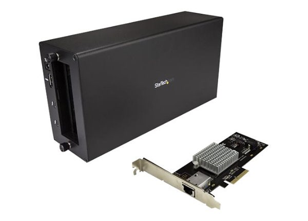 StarTech.com Thunderbolt 3 to 10GbE NIC Chassis + Card - 1 Port