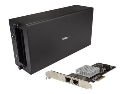 StarTech.com Thunderbolt 3 2 Port 10GbE NIC Chassis - PCIe Enclosure / Card