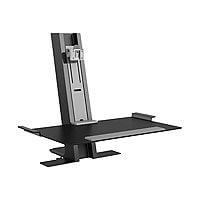 Humanscale QuickStand mounting kit - for LCD display / keyboard / mouse - black with gray trim