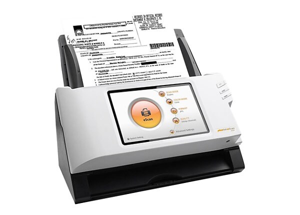 Plustek eScan A250 - scanner de documents - modèle bureau - USB 2.0, LAN