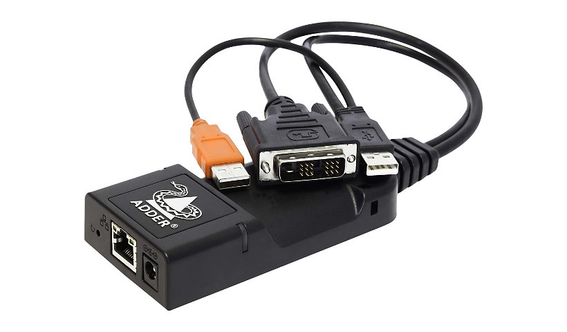 AdderLink INFINITY ALIF100T-DVI - Zero U - transmitter - KVM / audio / USB