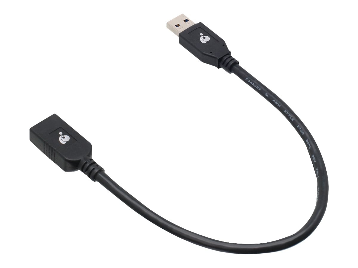 IOGEAR USB 3.0 Extension Cable Male to Female 12 Inch