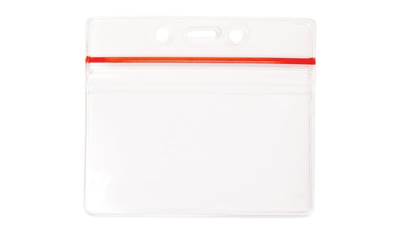 Brady card holder - for  - clear (pack of 100)